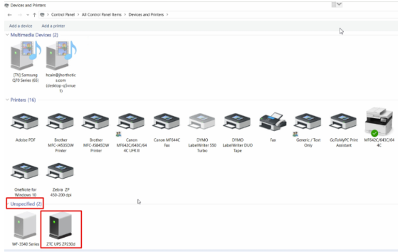 Installing Zebra ZP230 Printer Drivers on a Windows PC