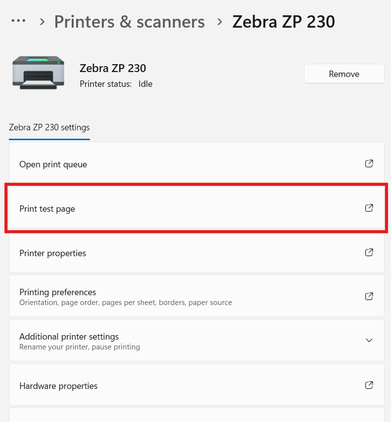 Установка драйверов принтера Zebra ZP230 на ПК с Windows