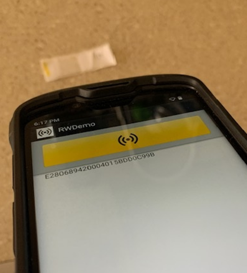 TC530R: Getting the Trigger Handler to Read RFID Tag Date