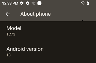 6490 플랫폼 TC53, TC58, TC73, TC78 Android 13 업그레이드 전 필수 패키지 업데이트