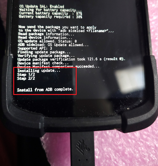 6490 Платформа TC53, TC58, TC73, TC78 Обязательные обновления пакетов ...