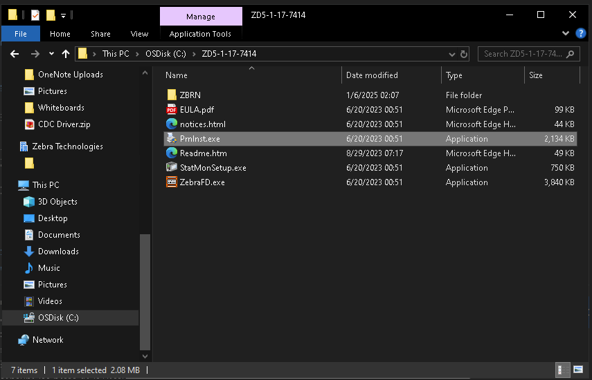 Install Zebra Printer Using Driver v5