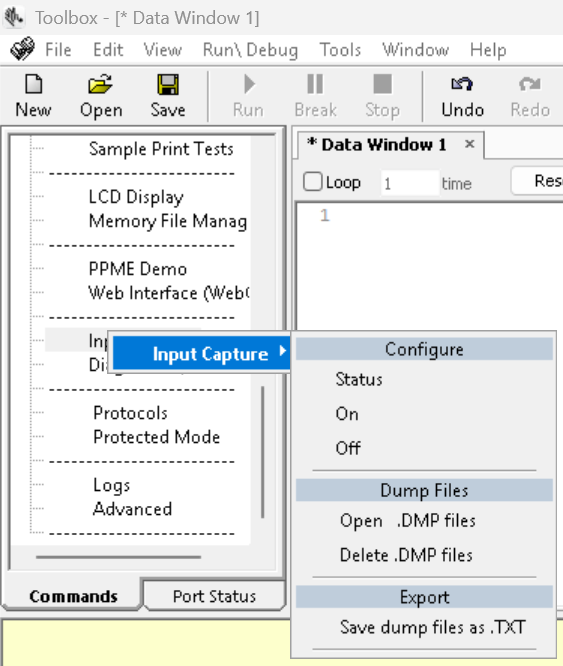 Toolbox: Using Utilibar Command Based Input Capture