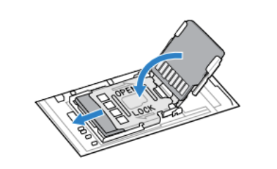 MC94 MicroSDカードの取り付け