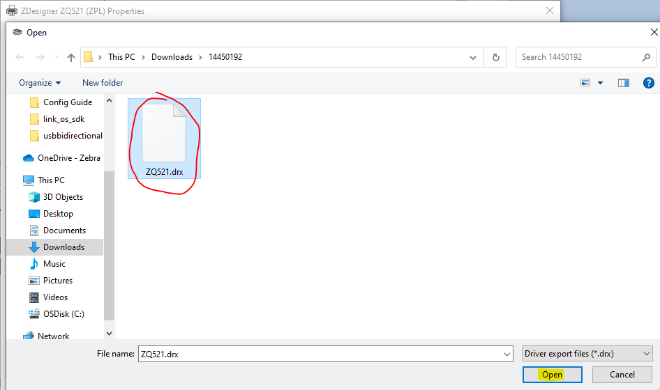 Export or Import Driver Settings on ZDesigner Driver V8