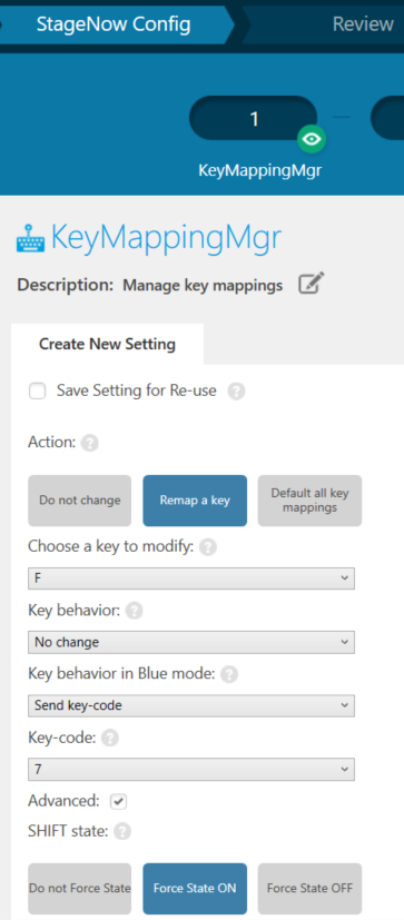 Remapping Key Combination for Blue Button and Any Buttons for MC93 or ...