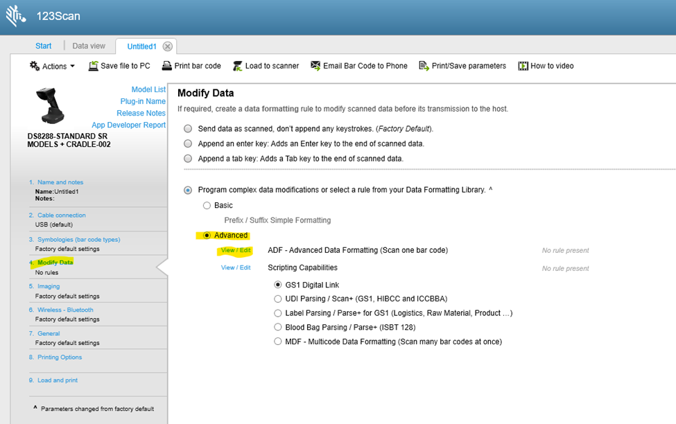 ADC: Decoding Only Barcode with Special Characters at Start, Not ...