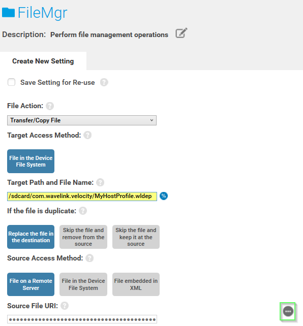 Velocity Deploy wldep-Konfigurationsdateien mit dem Velocity File ...