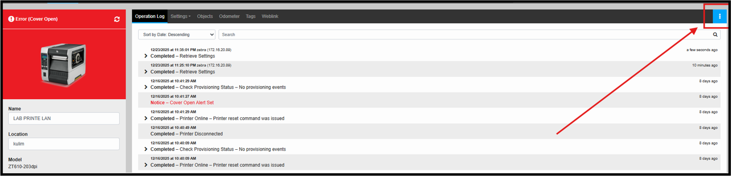 Exporting Printer Data from Printer Profile Manager Enterprise (PPME)