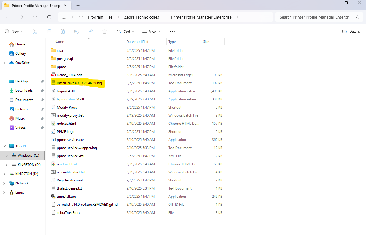PPME: Getting Install Log, PPME Log and Weblink Log for Troubleshooting