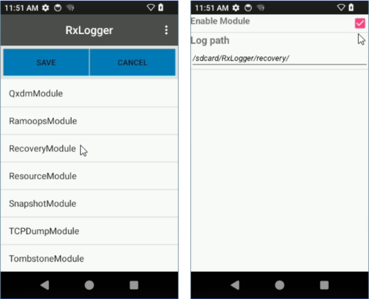 RxLogger: Retrieve Android Recovery Logs
