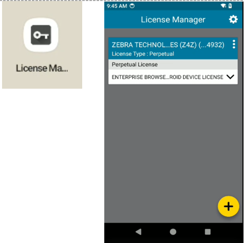 Zebra License Manager: 