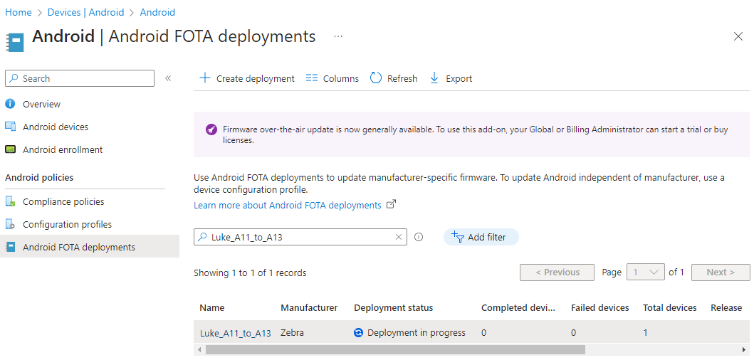 Migrating to Android 13 Using Microsoft Intune