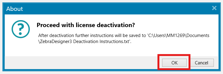 ZebraDesigner 3 Professional New Thales License Key Offline Deactivation