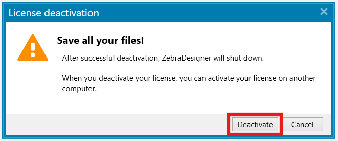 ZebraDesigner 3 Professional New Thales License Key Offline Deactivation