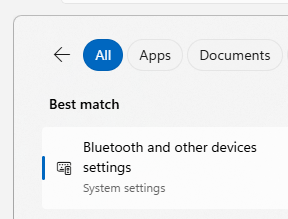 FXR90: Bluetooth Connection