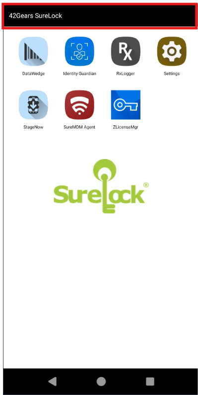 So passen Sie die Größe der SureLock-Titelleiste in SureMDM an