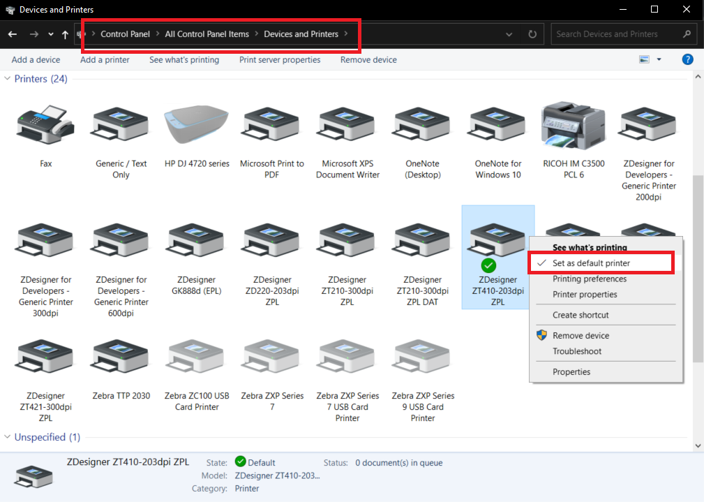 Add or Edit Printer and Save Configuration on Mozilla Firefox