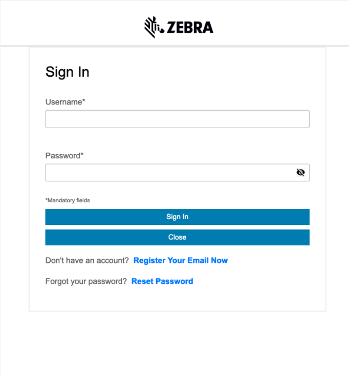 Activating ZBI (Zebra Basic Interpreter)