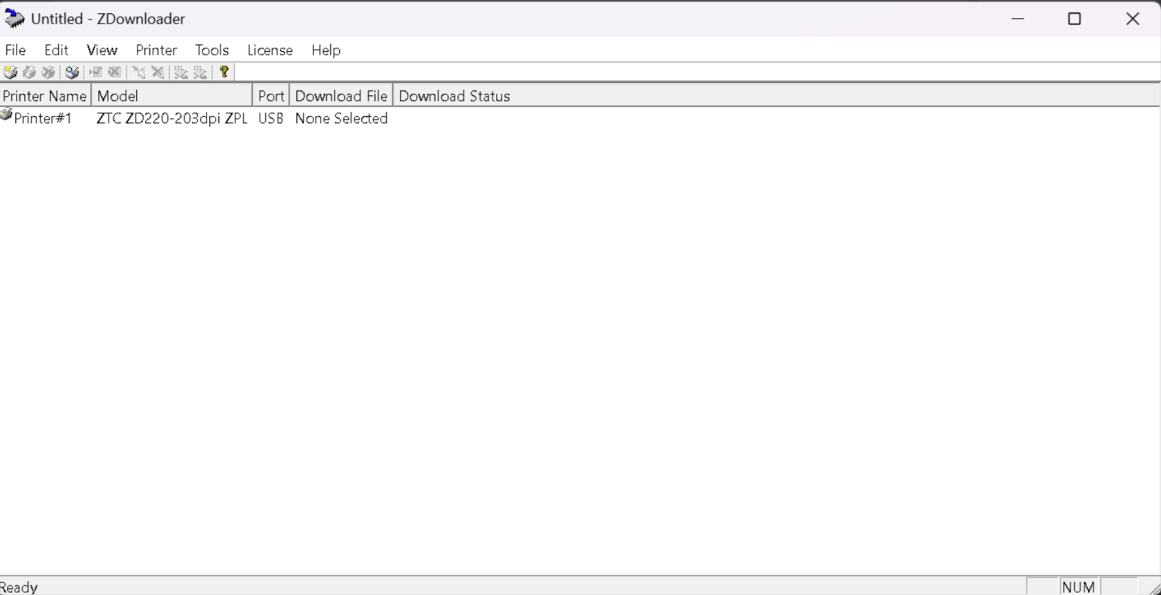 Uso de la utilidad ZDownloader del sitio web de Zebra