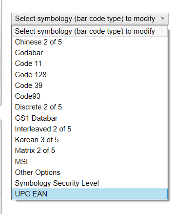 Missing Leading Zero on Symbology EAN13