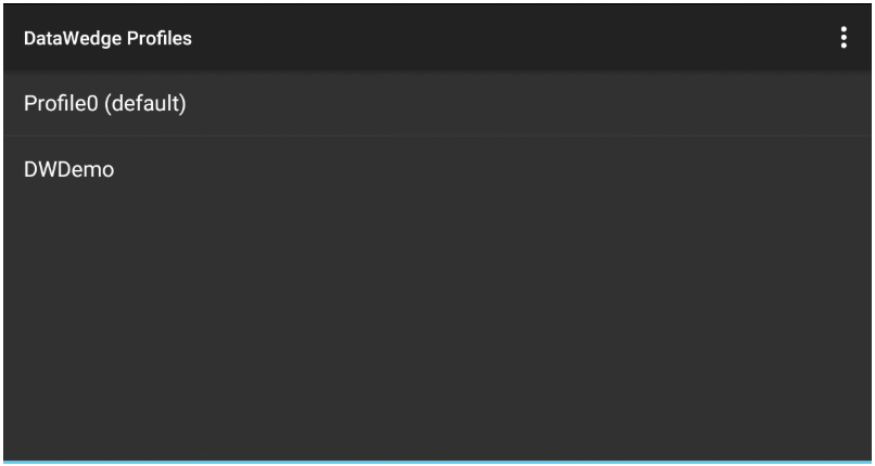 Velocityで使用するためのDataWedgeの設定
