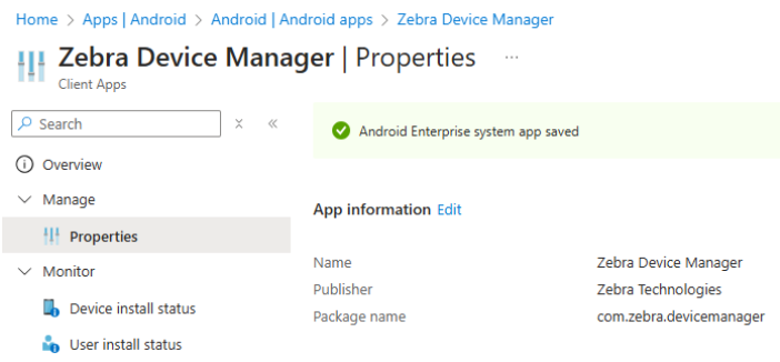 Microsoft IntuneでStageNowを有効にし、Microsoftマネージドホーム画面に含める