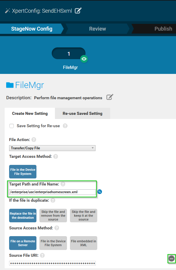 Enterprise Home Screen (EHS) Configuration xml Deployment Path (DNA ...