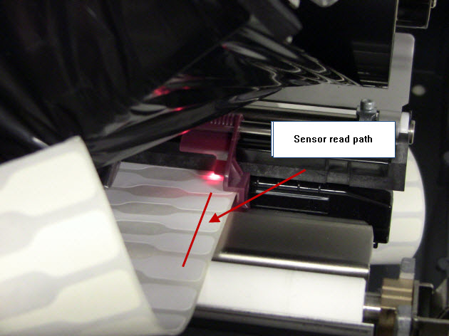 Positioning the Label Sensor for Unique Labels on Zebra Tabletop Printers