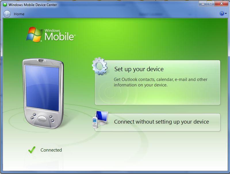 使用Windows Mobile 更新或重新刷写 MC Mobile 设备