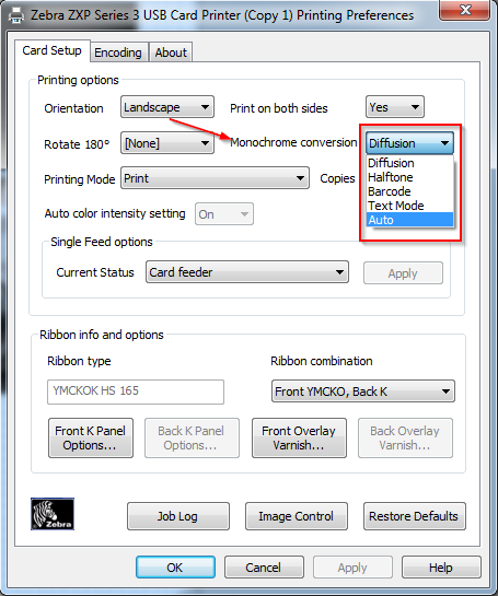 Black Color Not Printing Dark Enough on ZXP1 & ZXP3 Card Printers