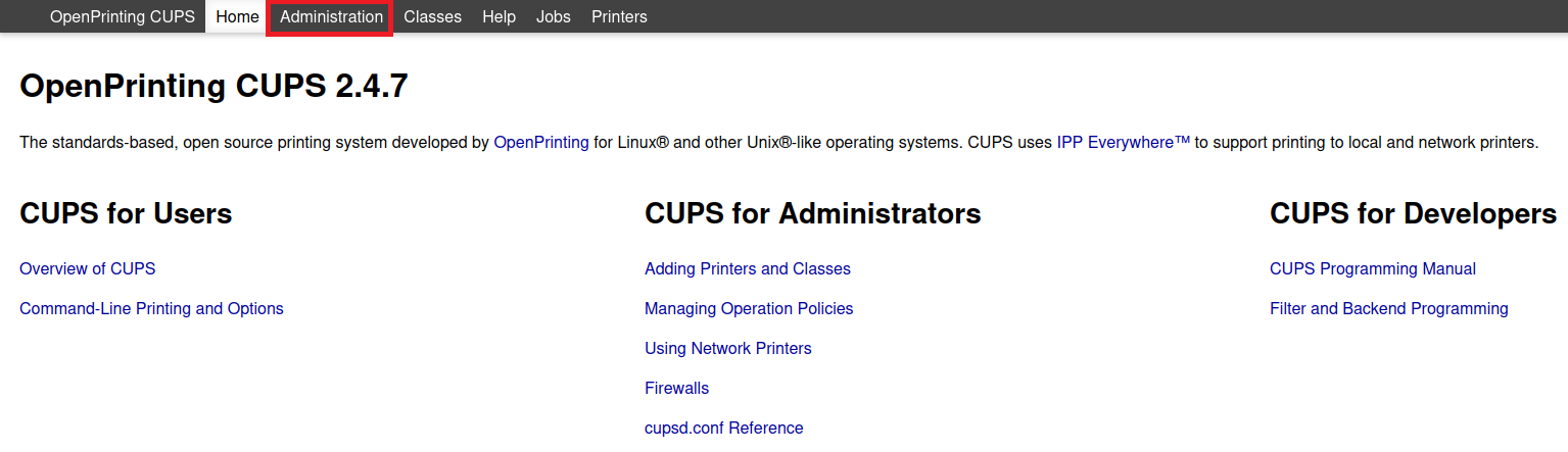 Adding a Zebra Printer in a CUPS Printing System