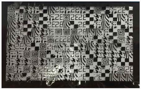 Erasing the Private Information Printed On a ZXP9 K Panel