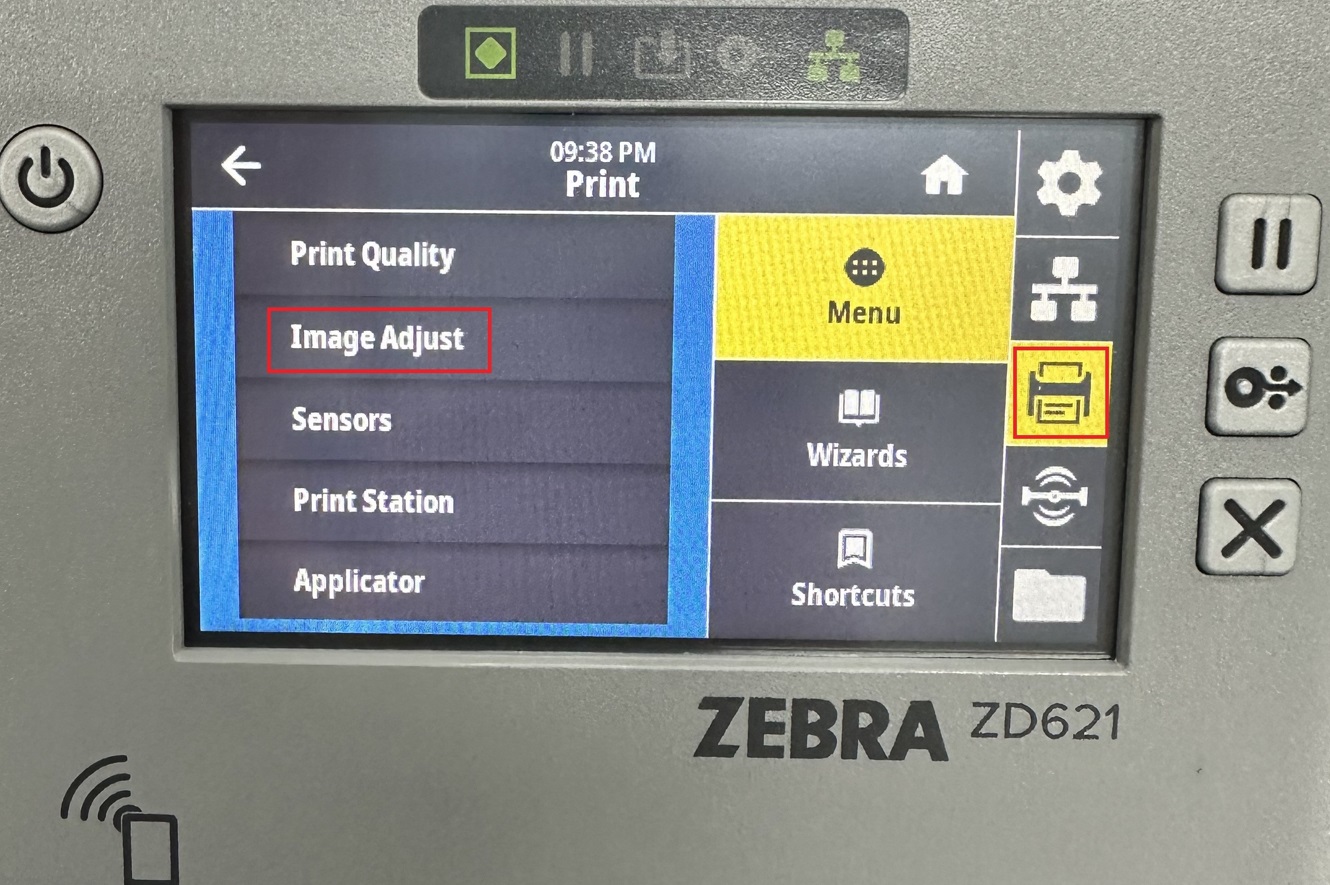 Changing the Label Orientation on the Link-OS 7.1 Printers LCD Panel