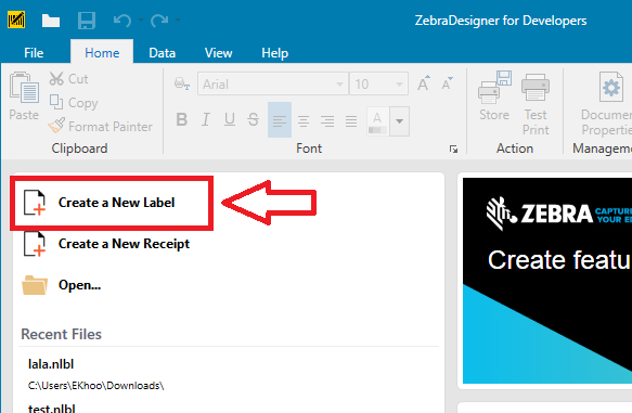 Creating a Test Label in Raw ZPL Coding Using ZebraDesigner 3